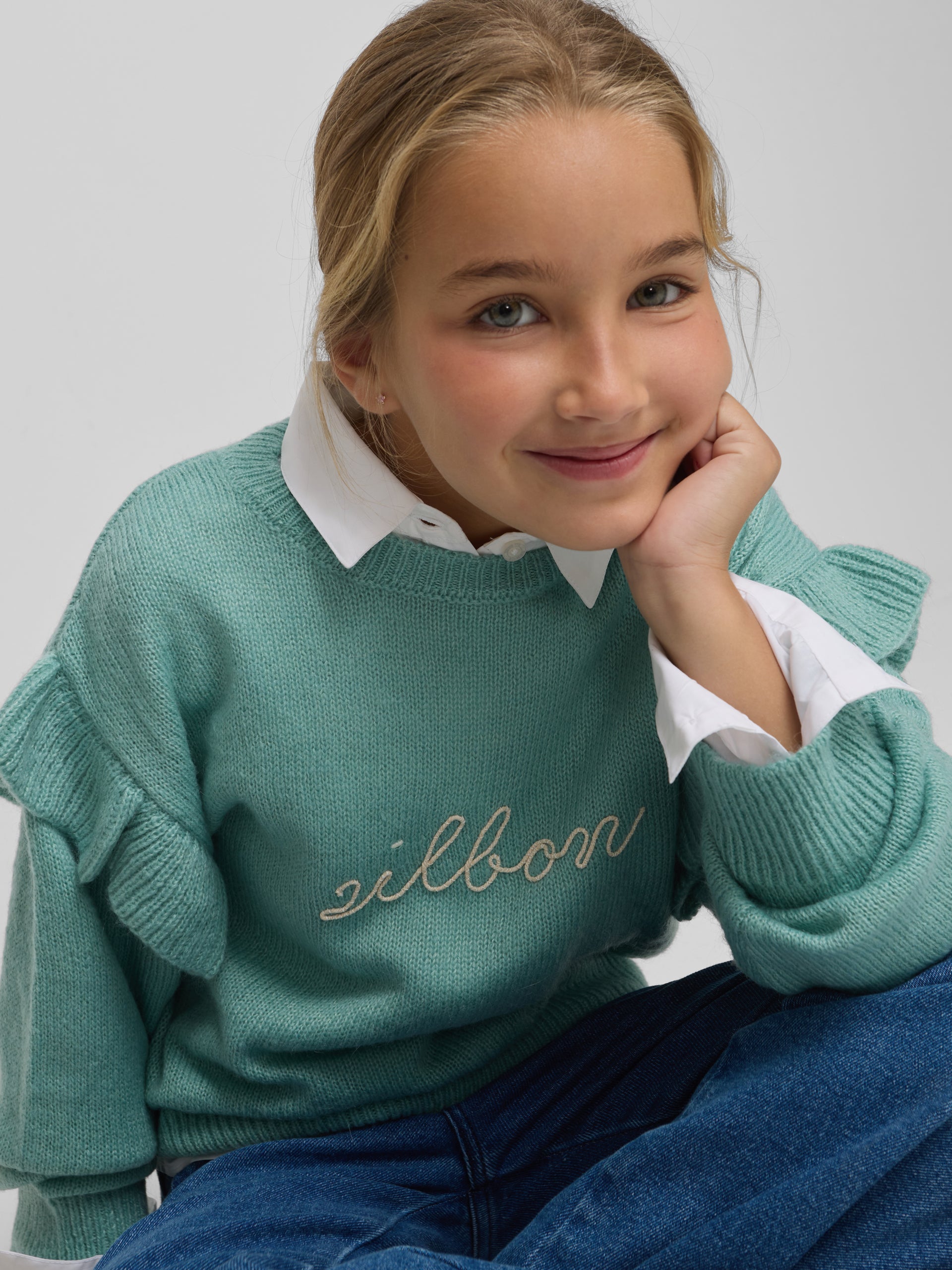 Jersey girl punto silbon verde