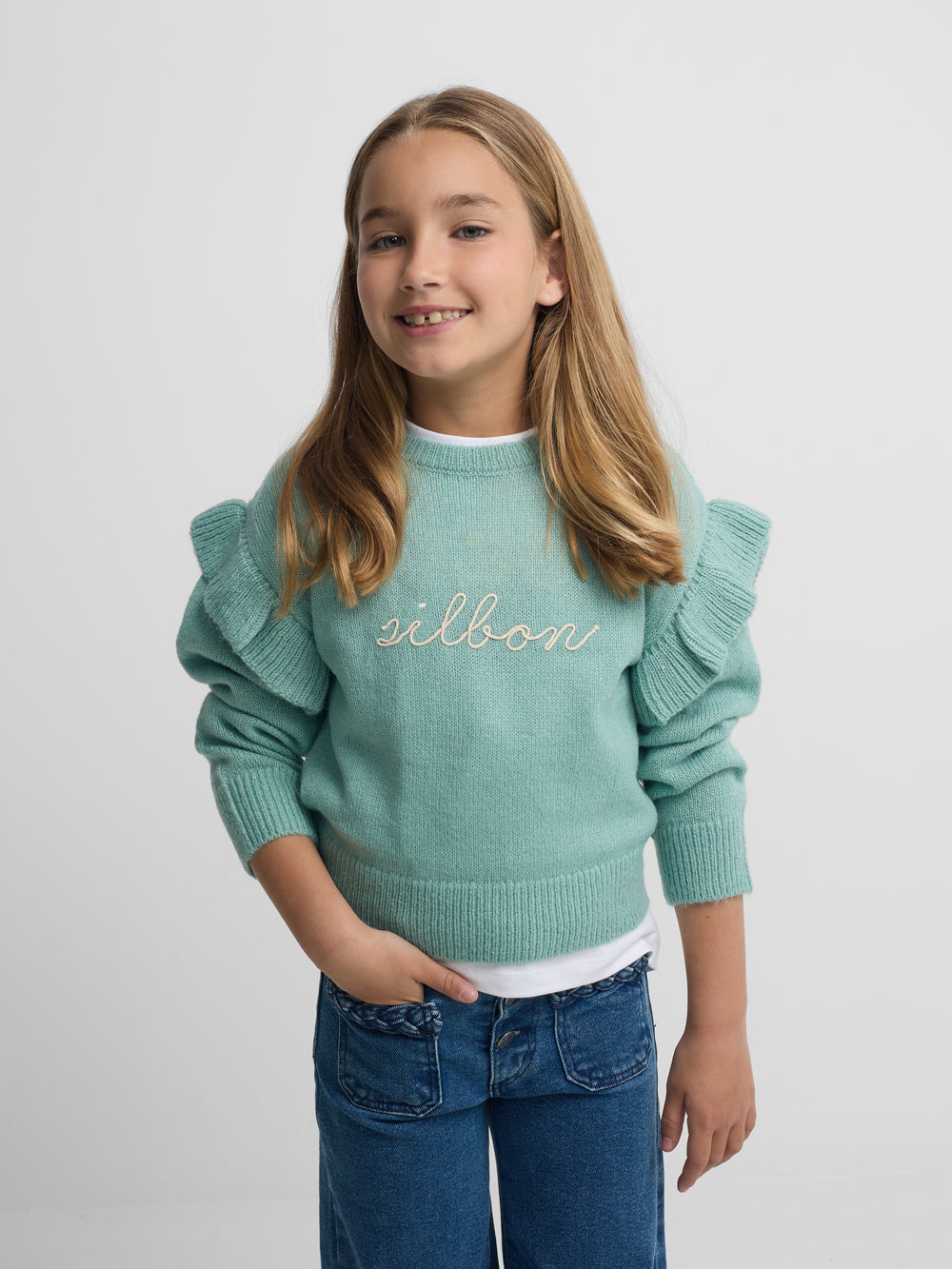 Jersey girl punto silbon verde