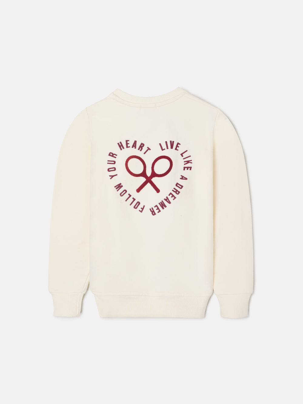 Sudadera girl corazon crudo