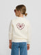 Sudadera girl corazon crudo