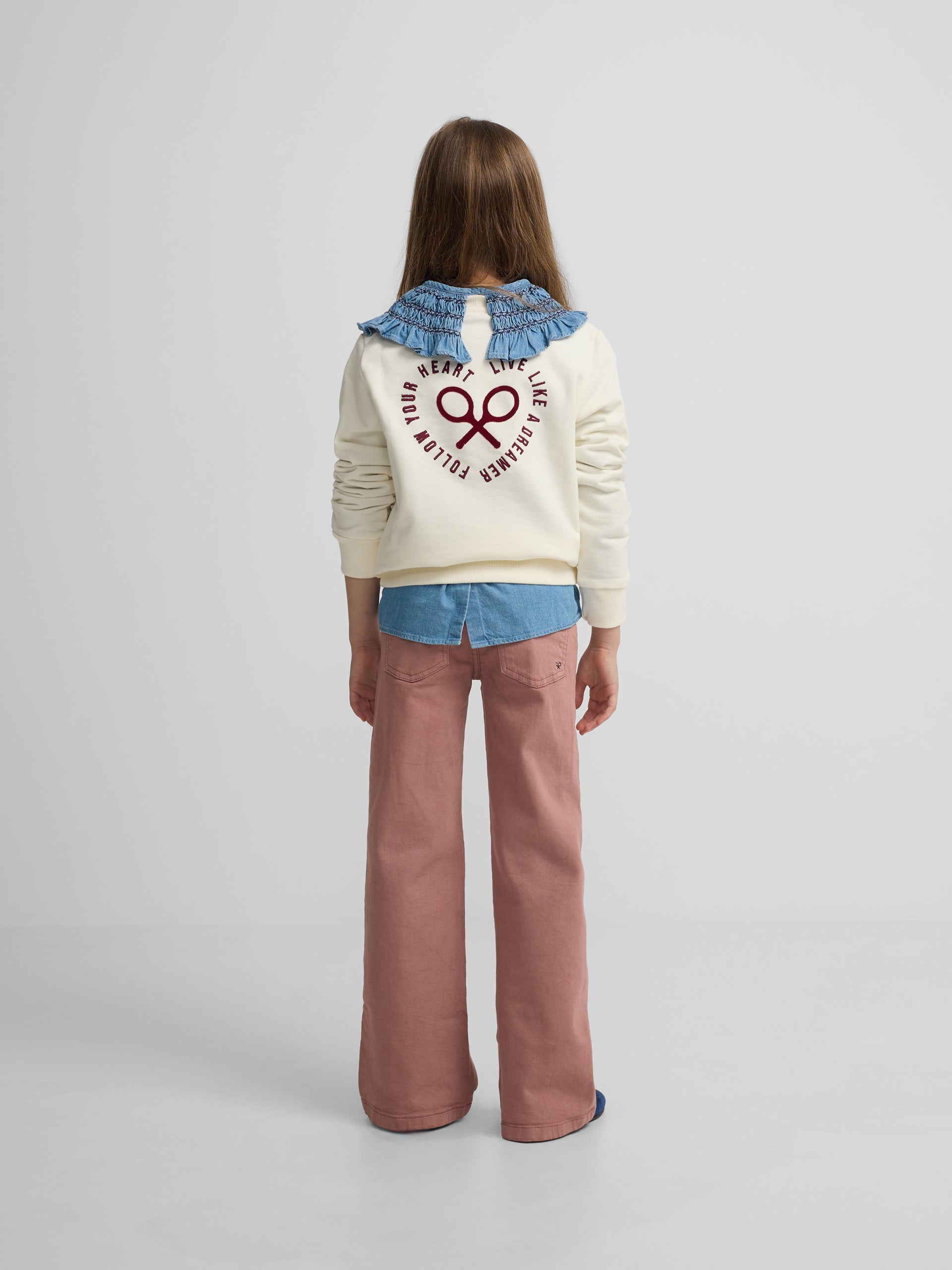 Sudadera girl corazon crudo