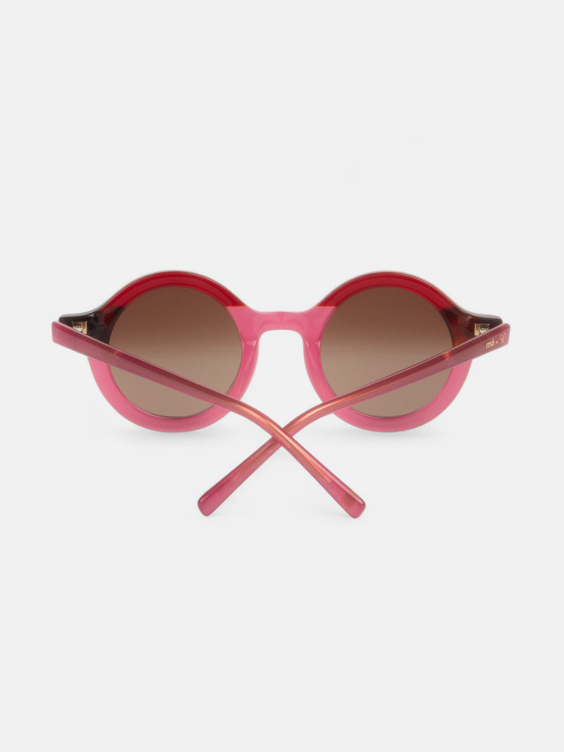 Óculos de sol MOXSILBON girl Ace rosa e granada
