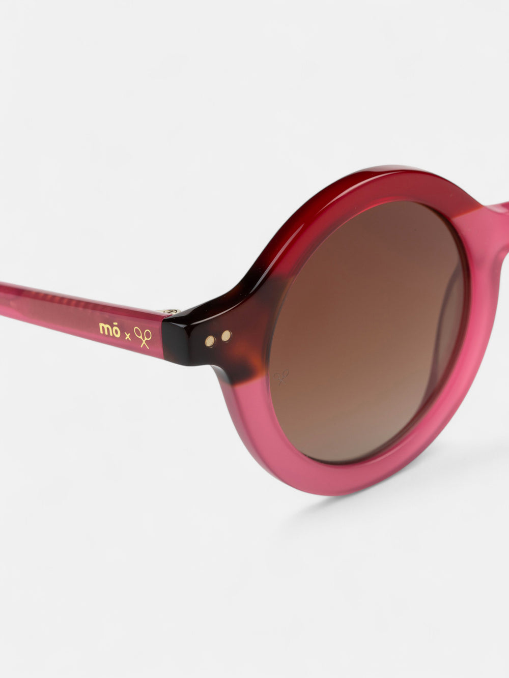 Óculos de sol MOXSILBON girl Ace rosa e granada