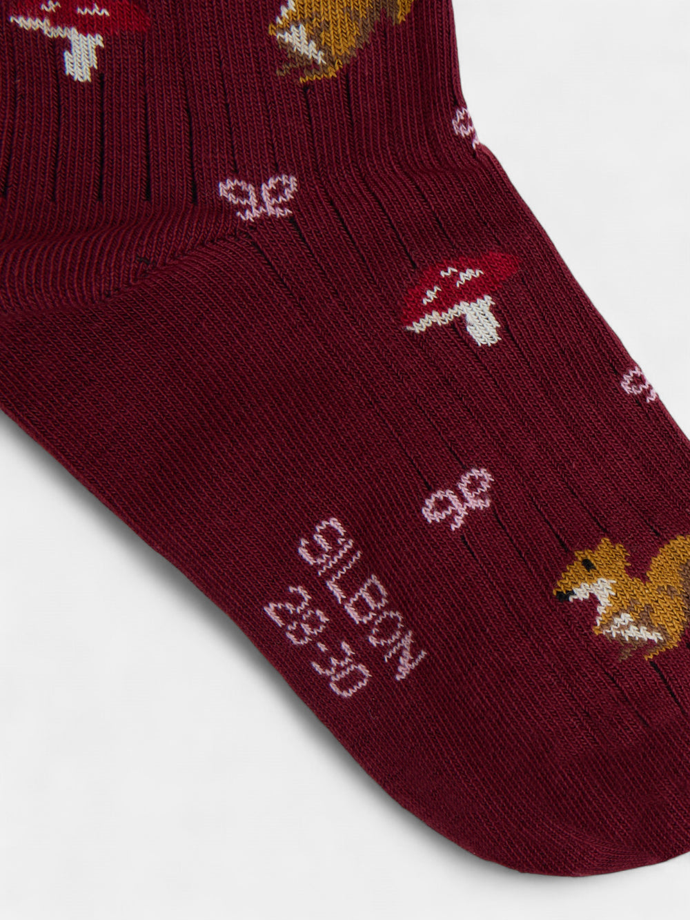Garnet printed girl's sock