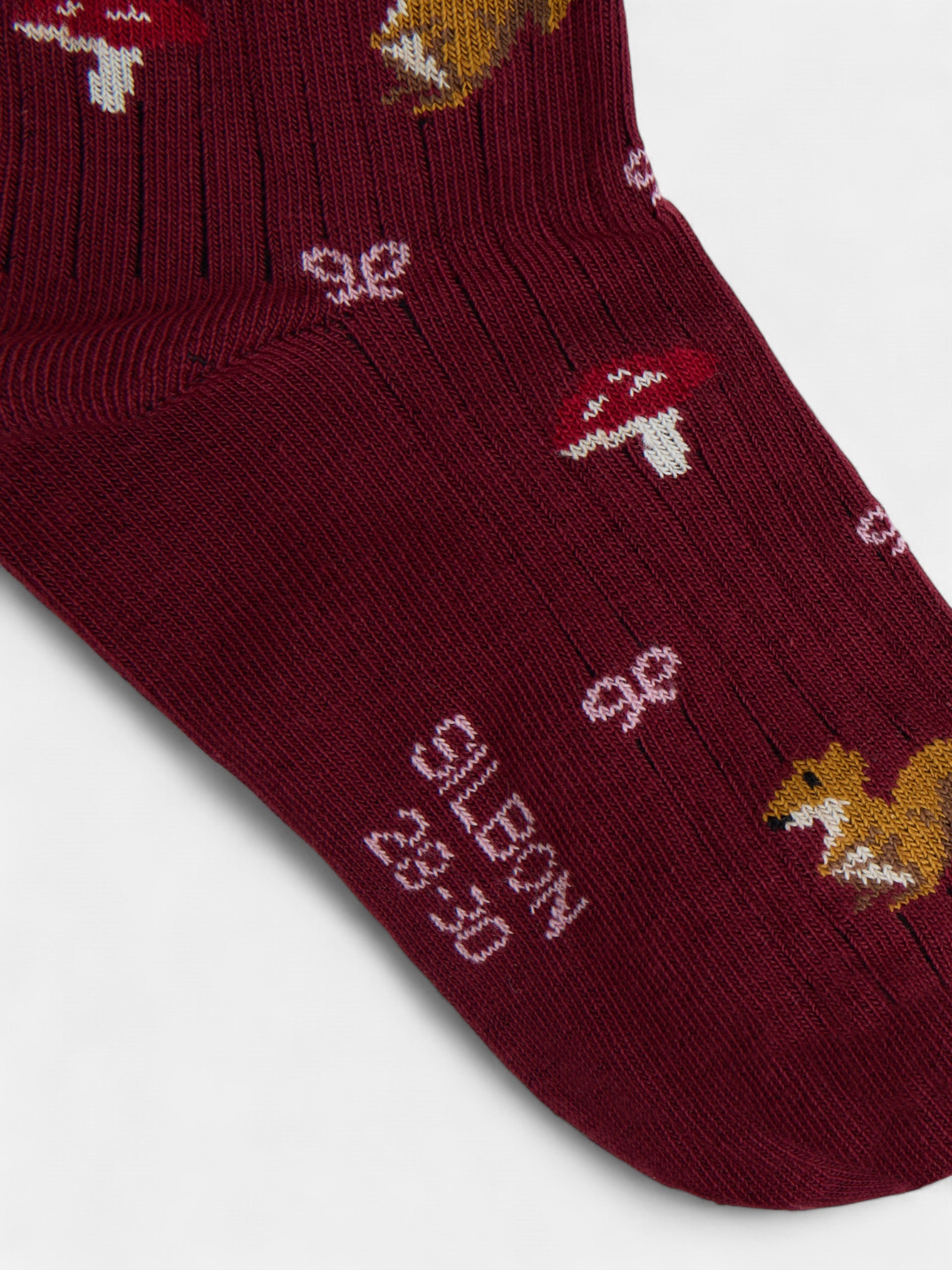 Garnet printed girl's sock