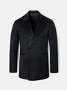 Blazer smoking cruzado clássico preto