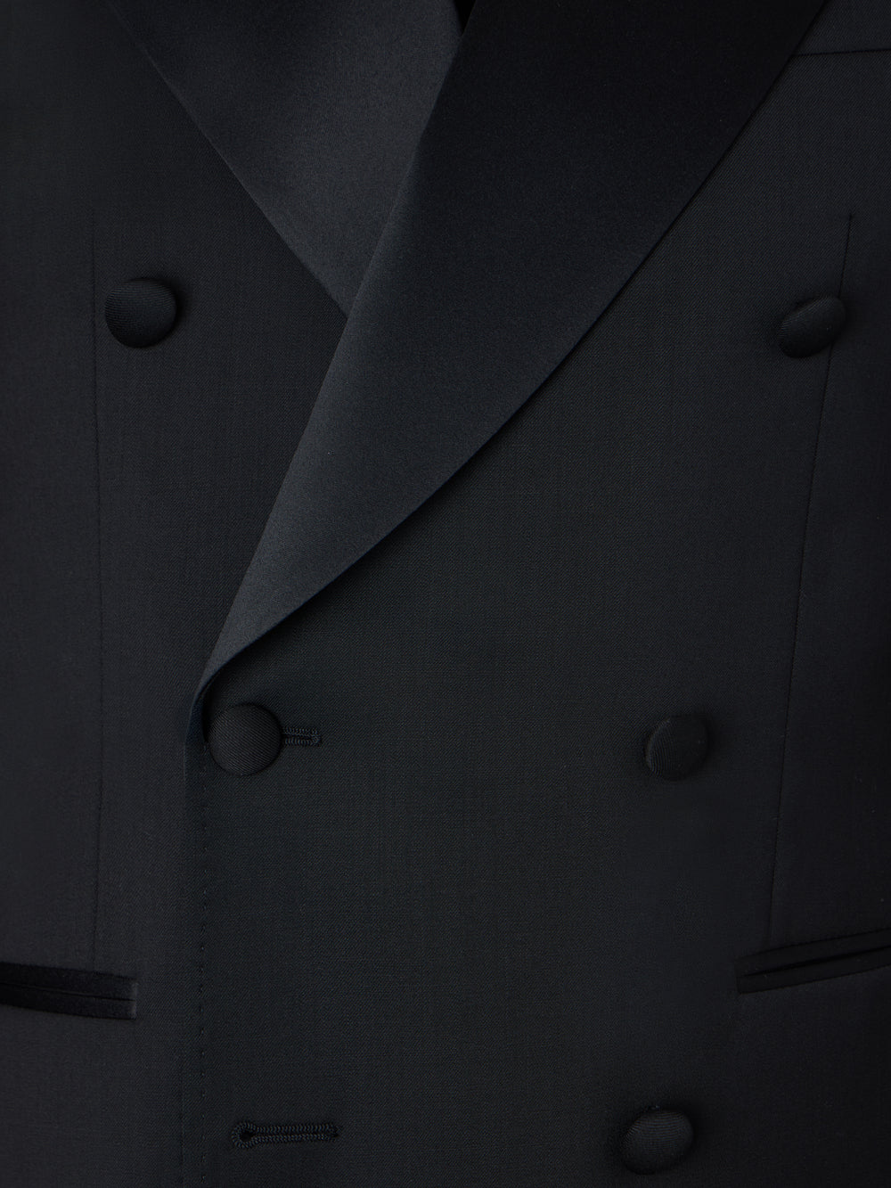 Americana esmoquin cruzado classic negro