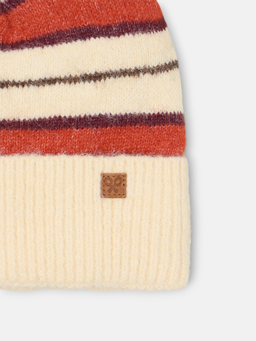 Chapeau en laine marron