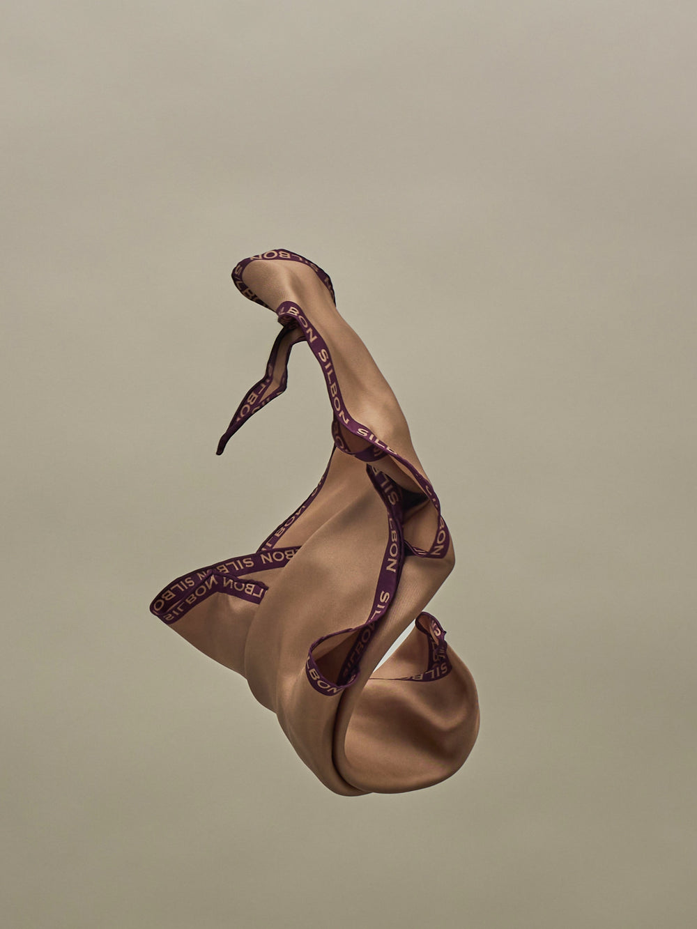 Écharpe bicolore marron