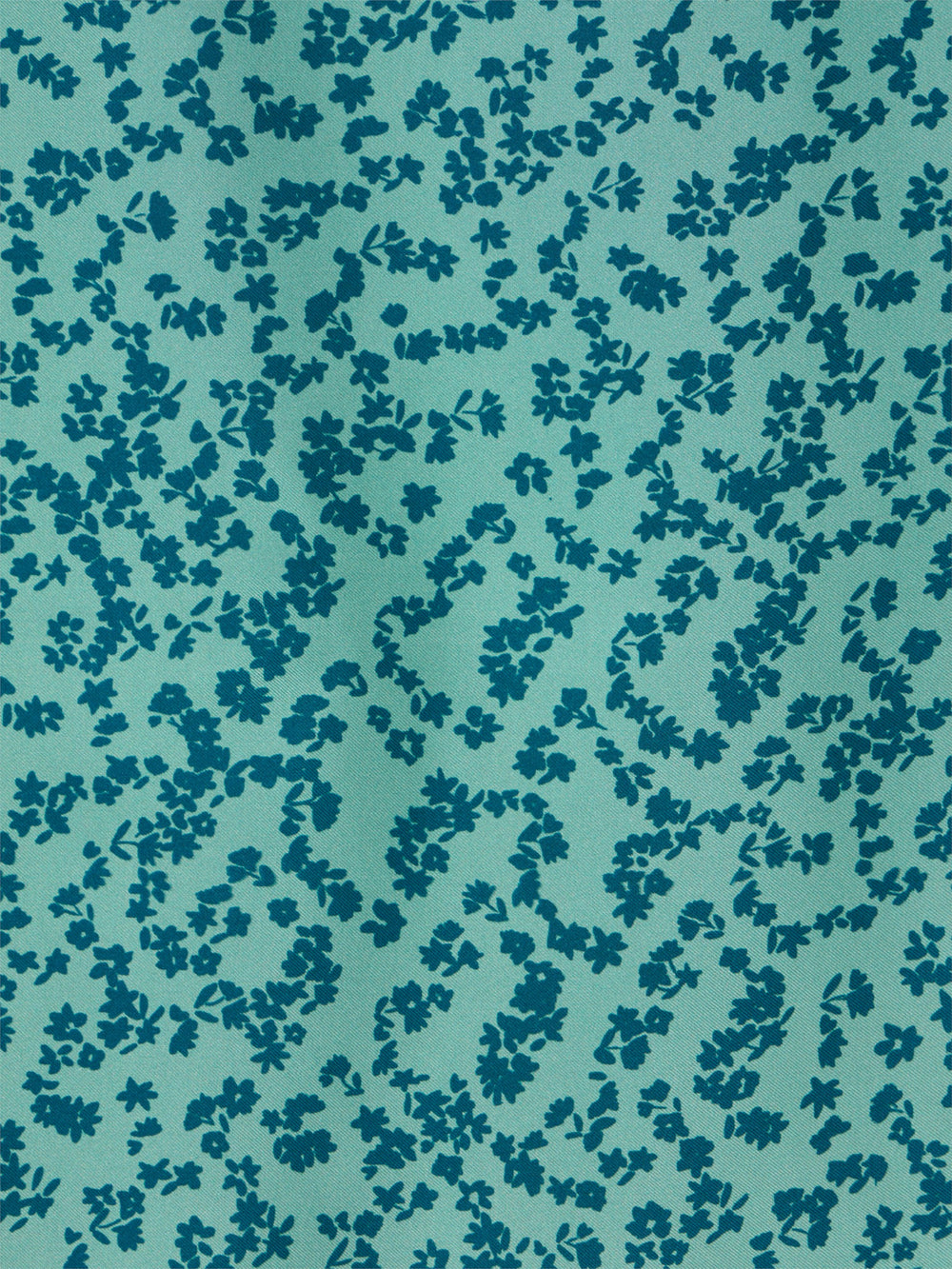 Mouchoir vert à motifs