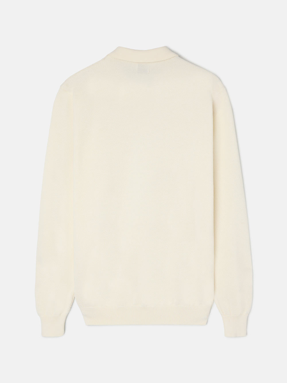 Jersey cuello polo minilogo beige