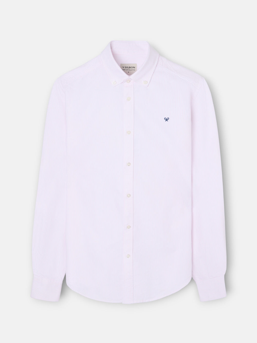 Pink striped racket oxford sport shirt