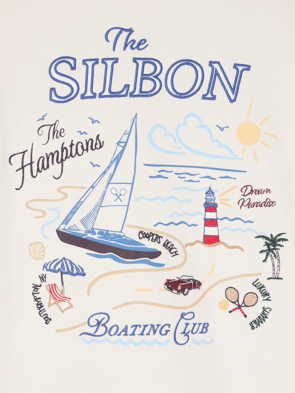 Sudadera The Hamptons crema