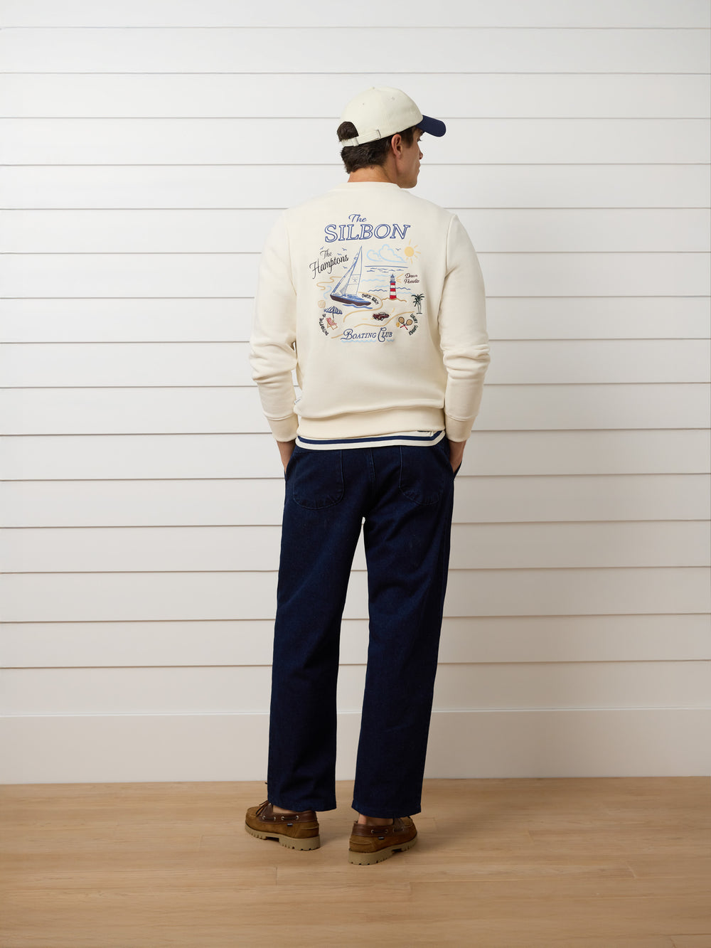 Sudadera The Hamptons crema