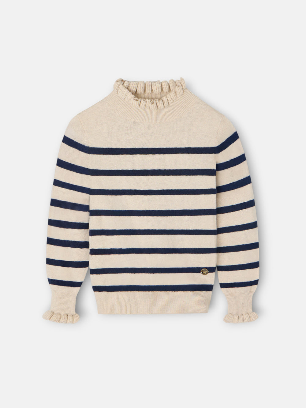 Jersey girl punto rayas marino