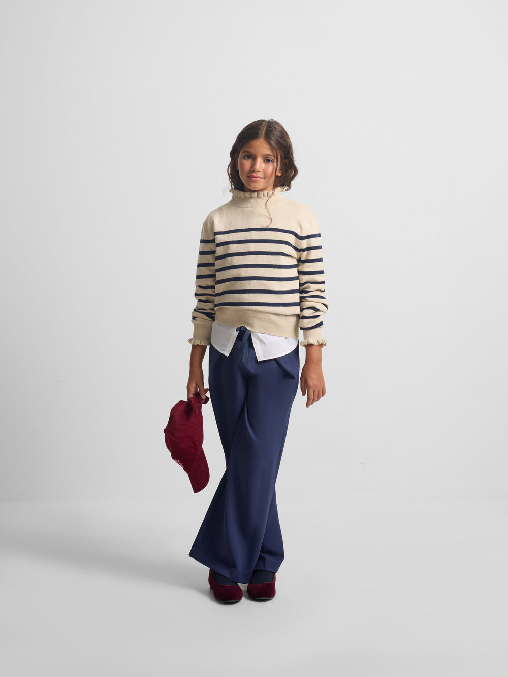 Jersey girl punto rayas marino