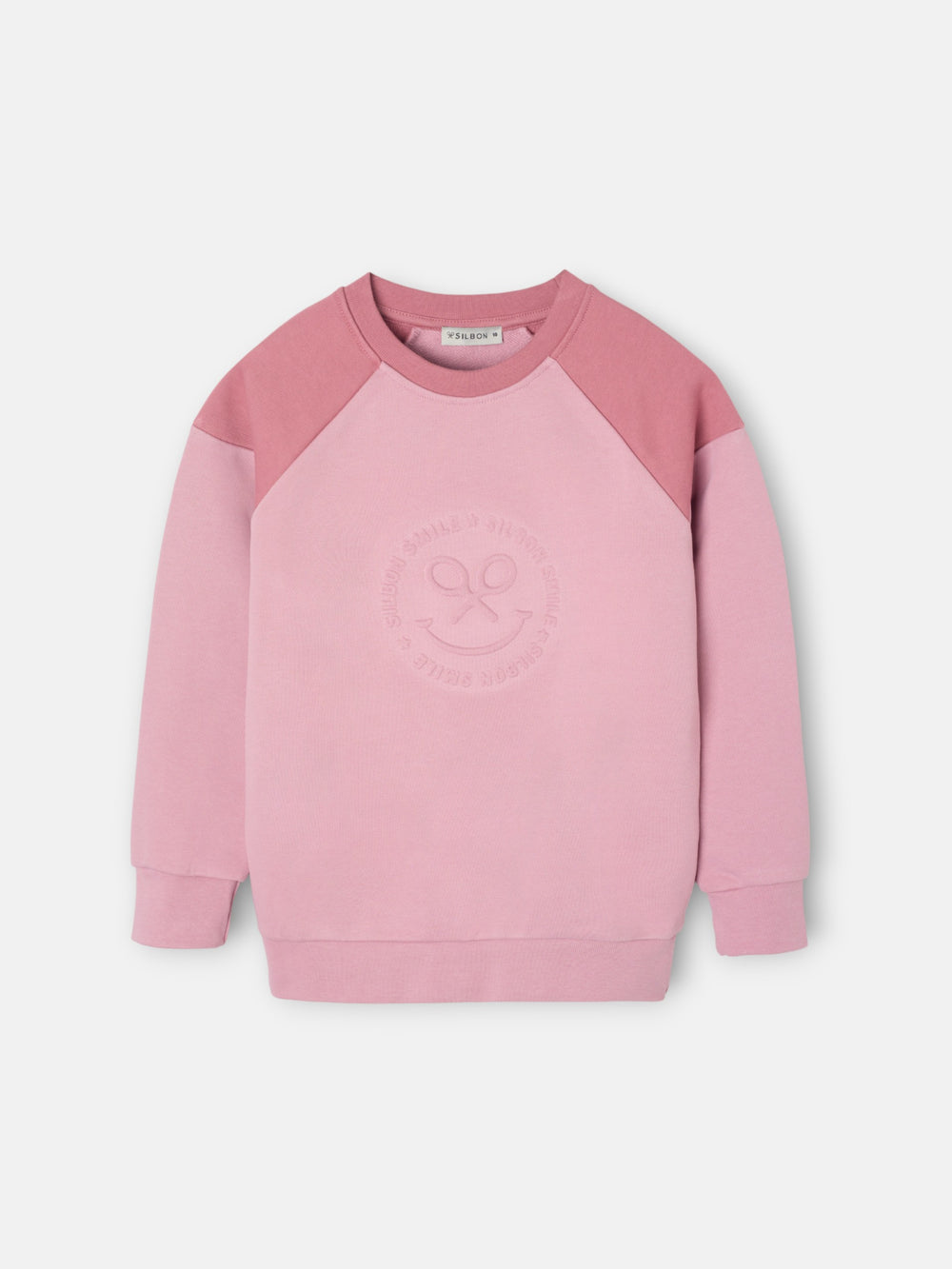 Sudadera girl chandal silbon smile rosa