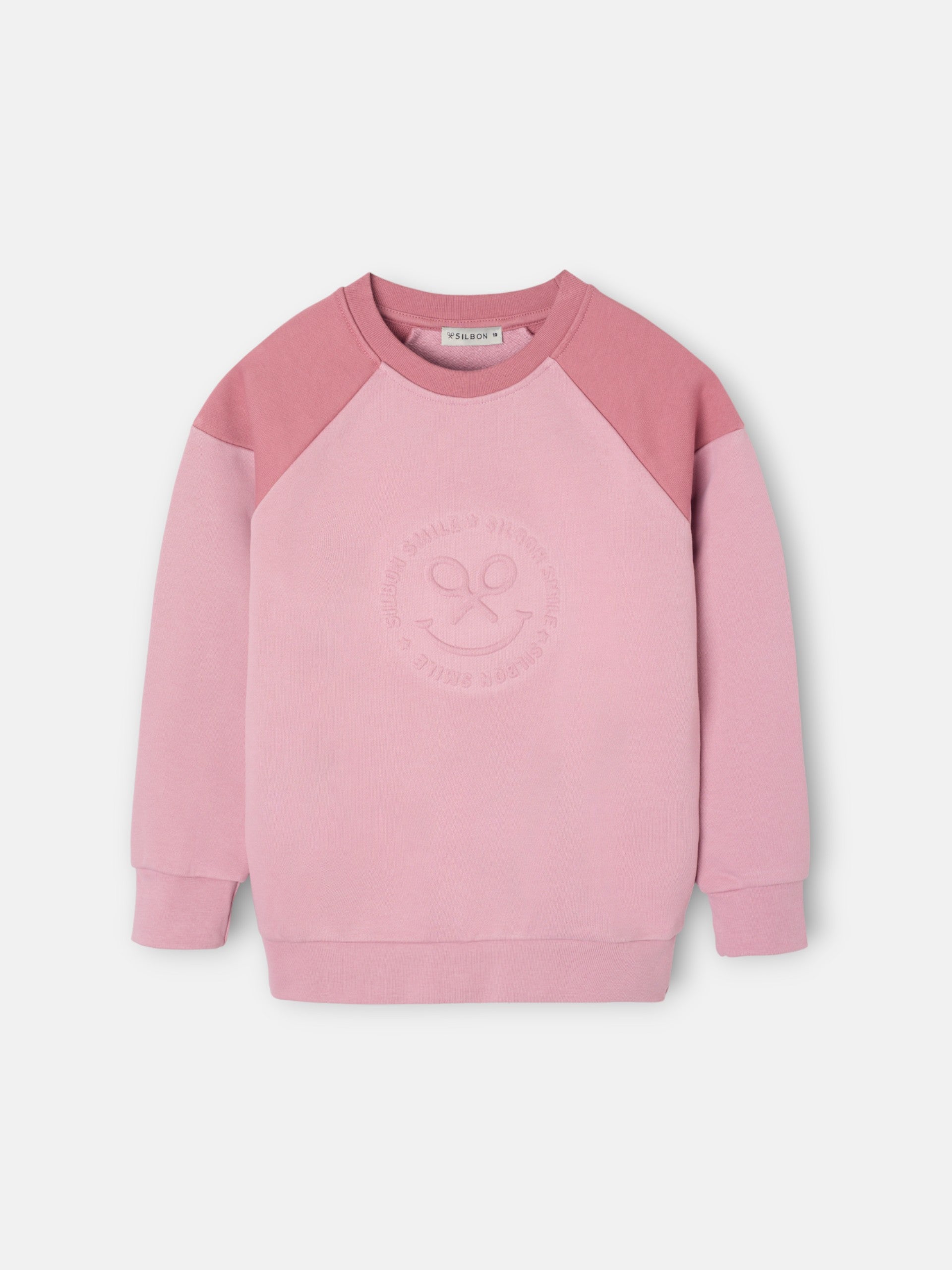 Sudadera girl chandal silbon smile rosa