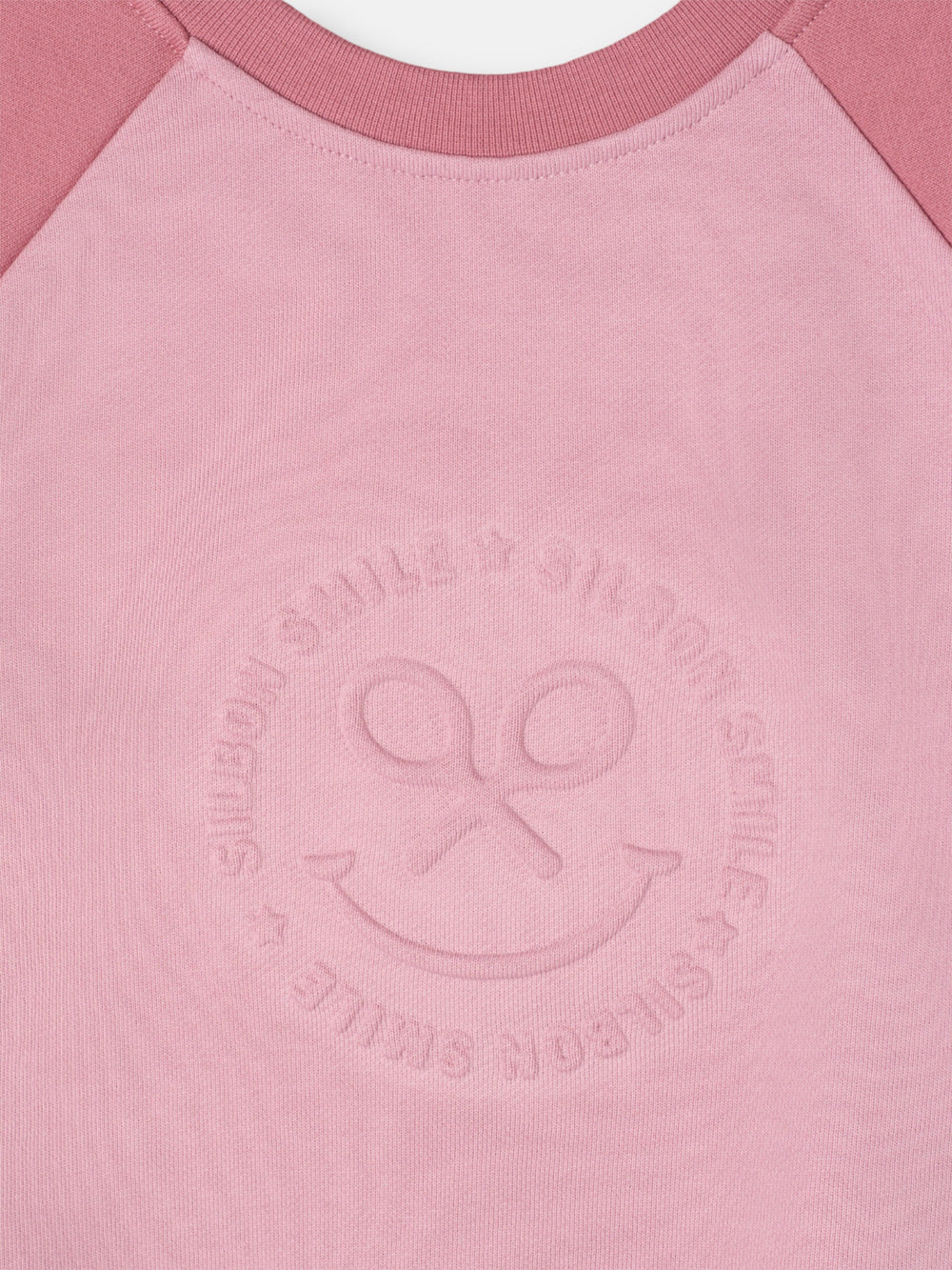 Sudadera girl chandal silbon smile rosa