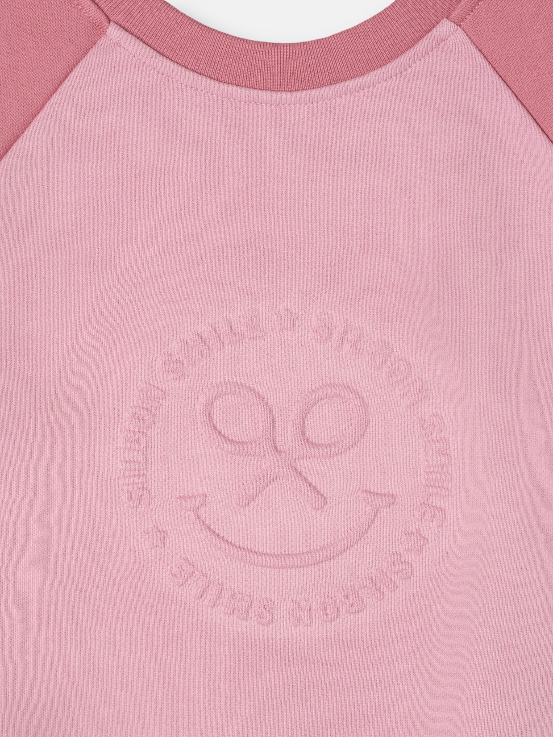 Sudadera girl chandal silbon smile rosa