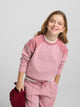 Sudadera girl chandal silbon smile rosa