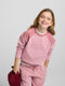 Sweatshirt menina fato de treino Silbon Smile rosa