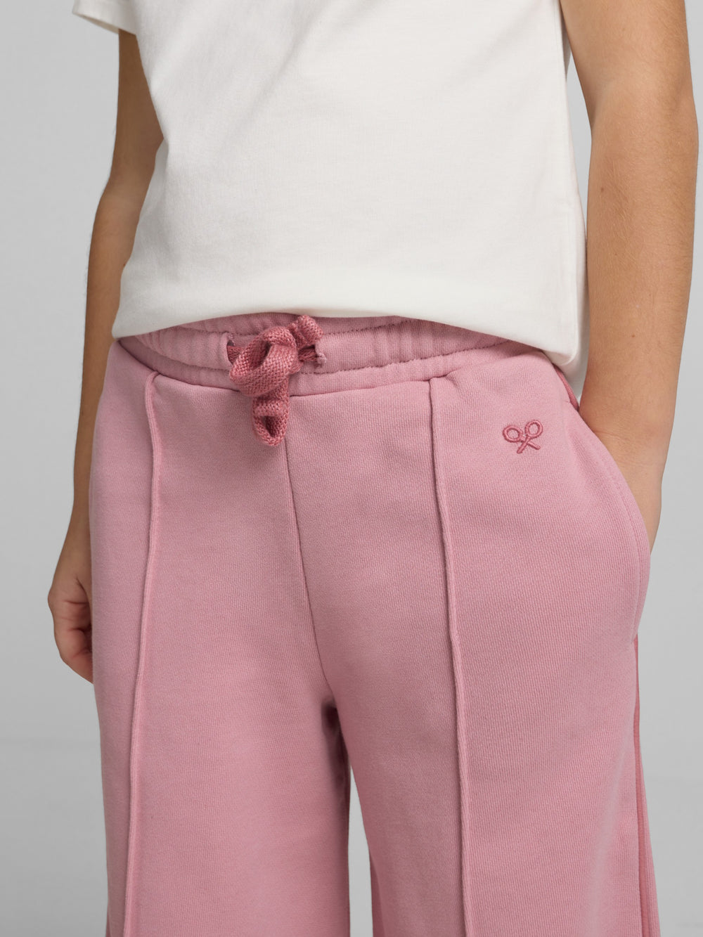Pantalon girl chandal silbon smile rosa