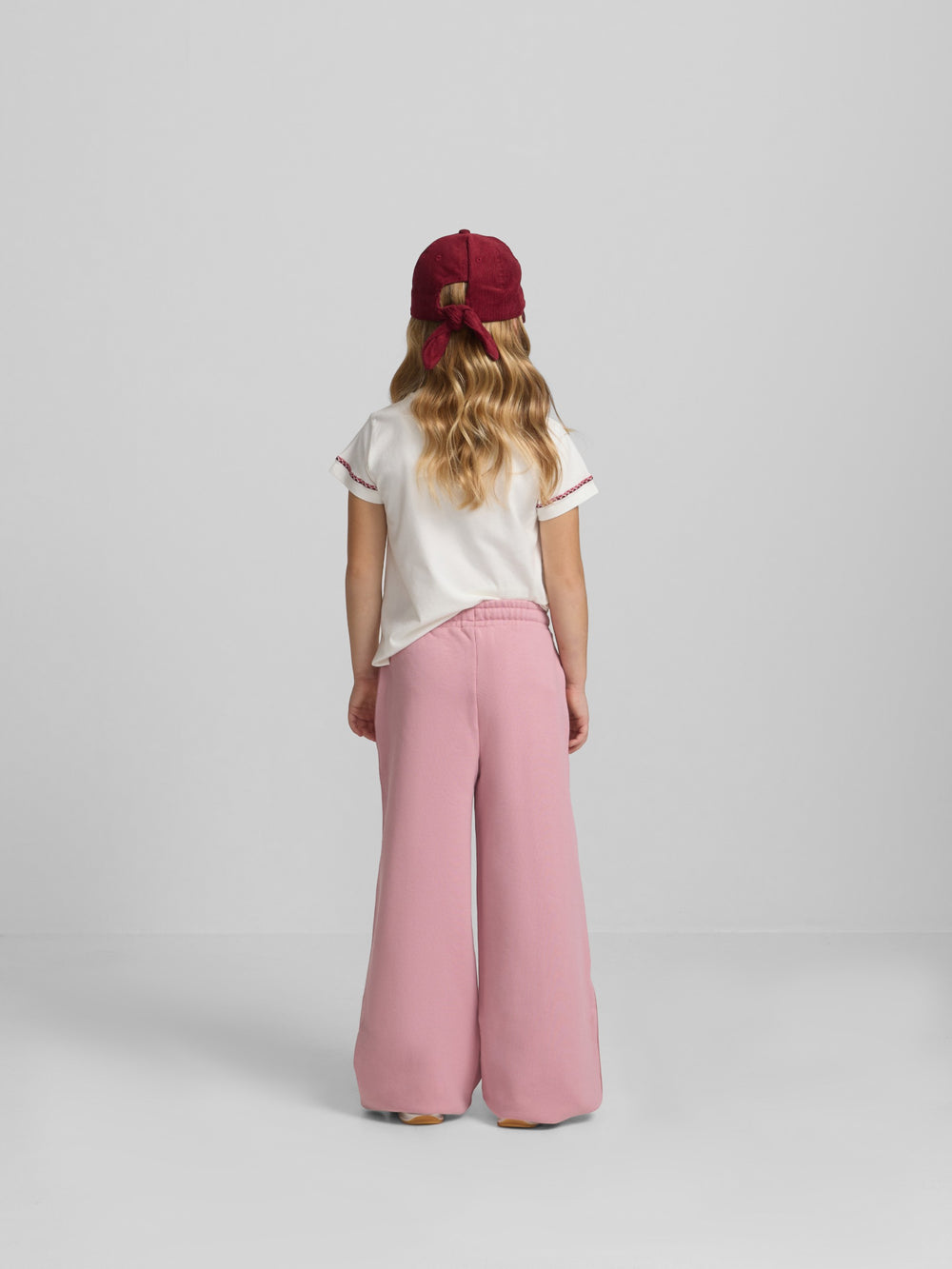 Pantalon girl chandal silbon smile rosa