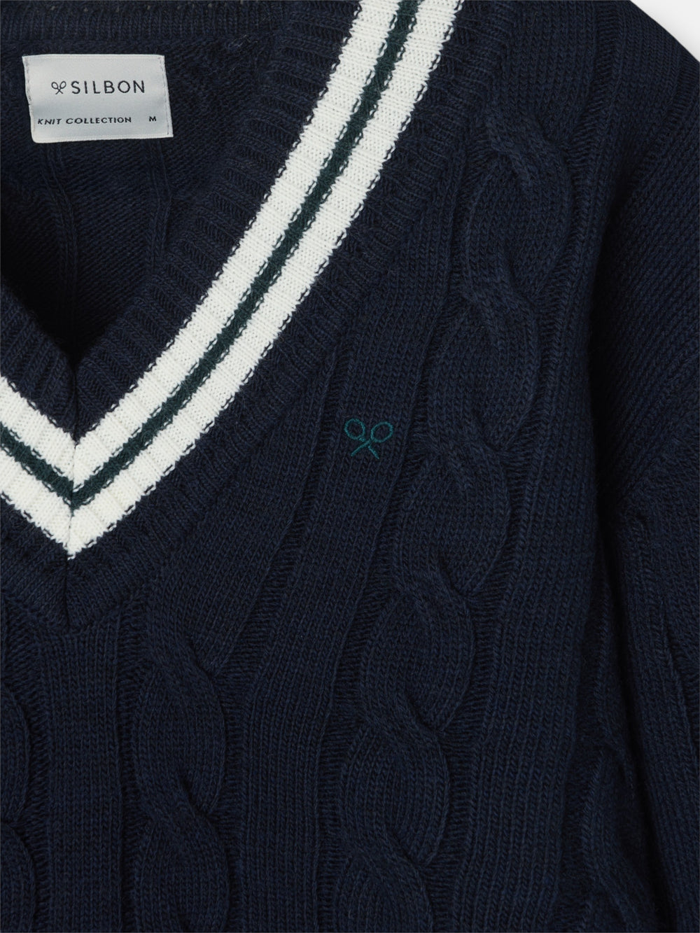 Camisola college azul-marinho