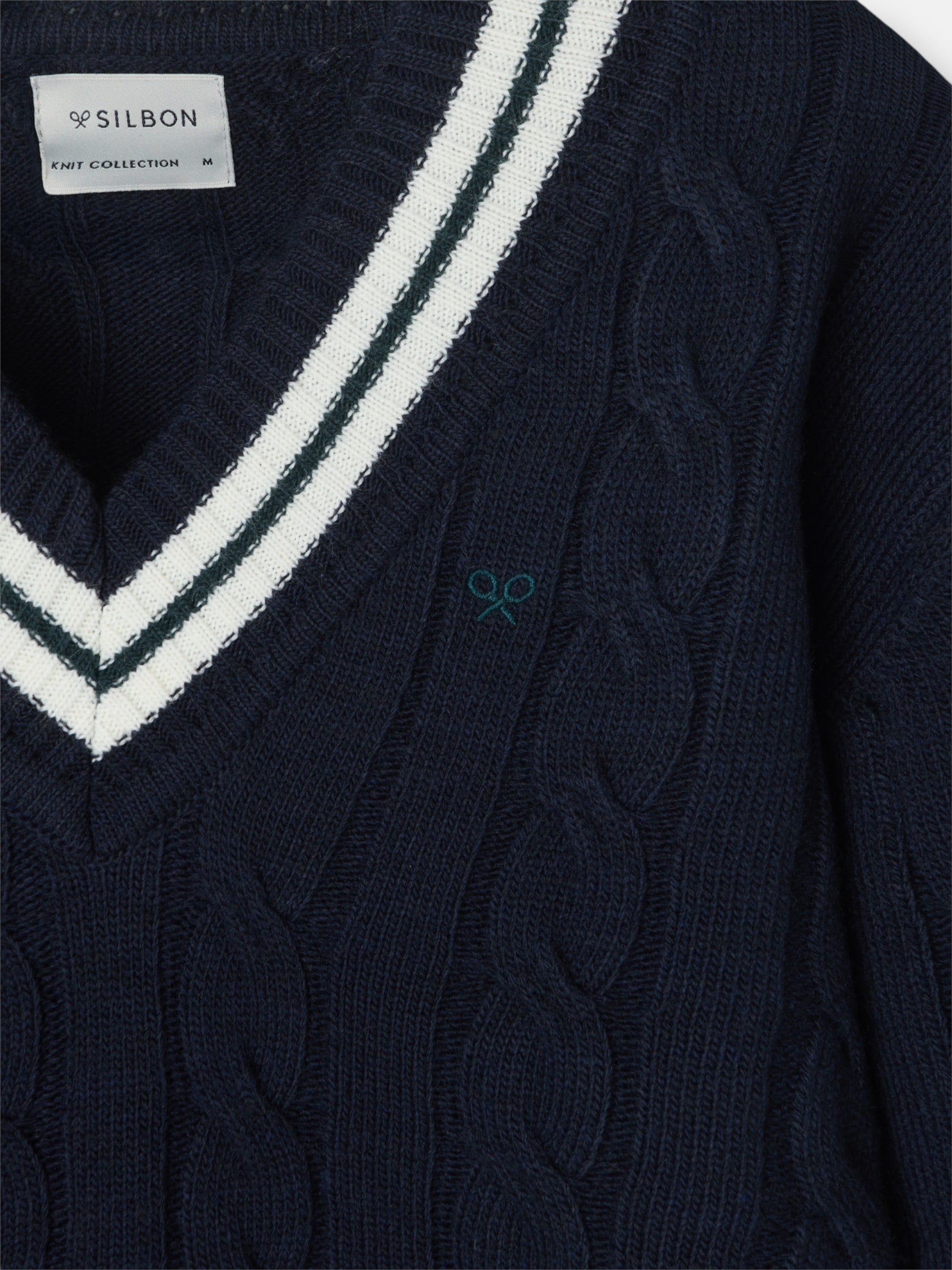 Camisola college azul-marinho