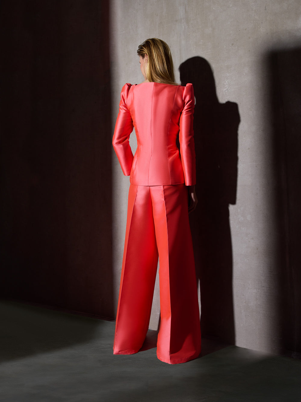 Americana CaprileXSilbon estructurada coral