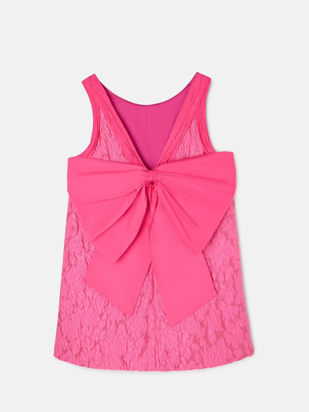 Vestido CaprileXSilbon lazo rosa