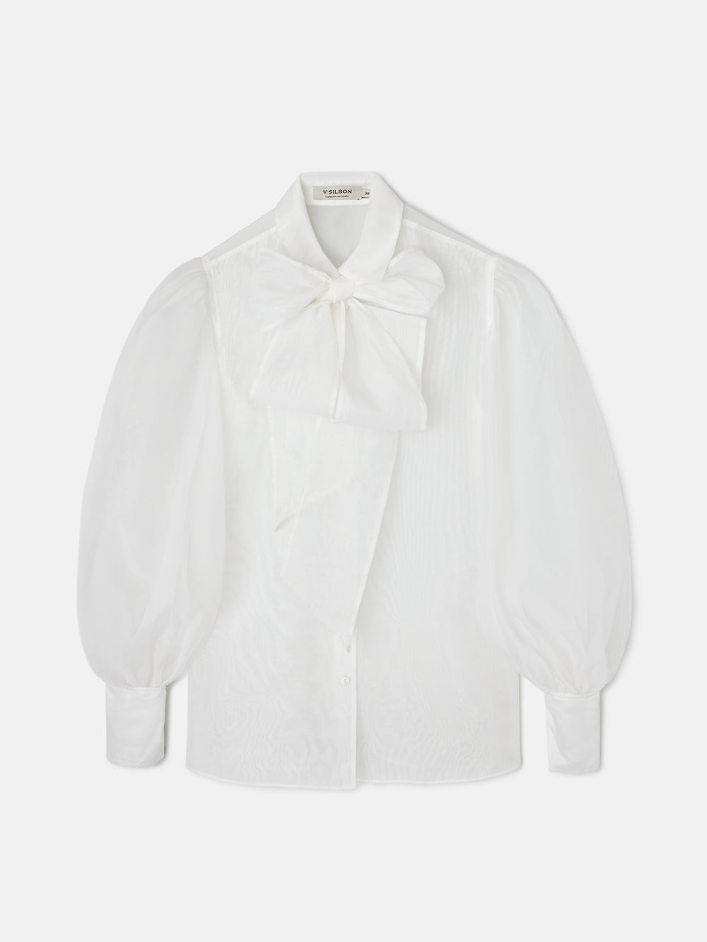 Chemise CaprileXSilbon en organza blanche