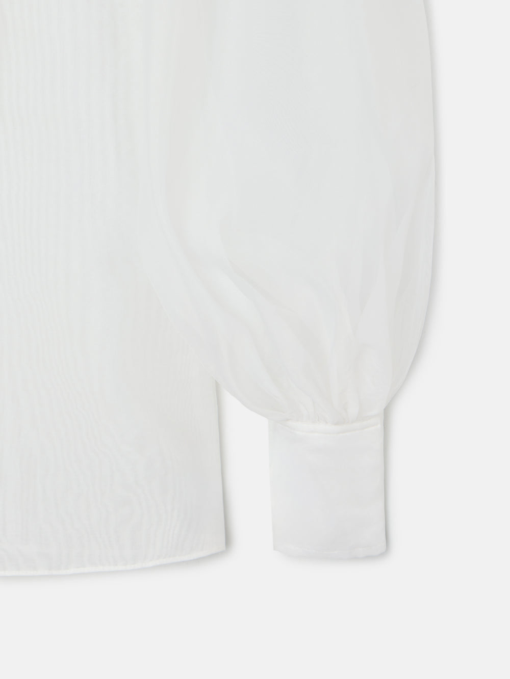 Chemise CaprileXSilbon en organza blanche