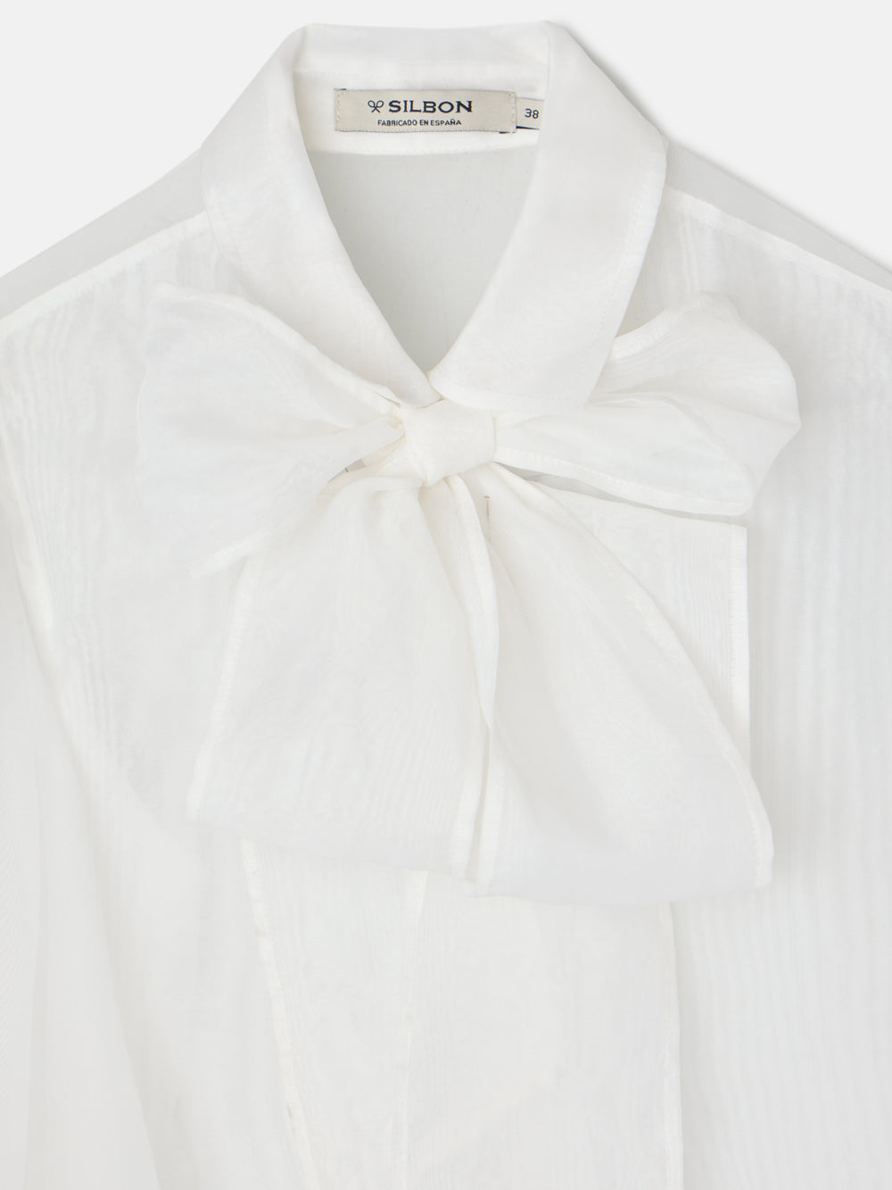 Chemise CaprileXSilbon en organza blanche