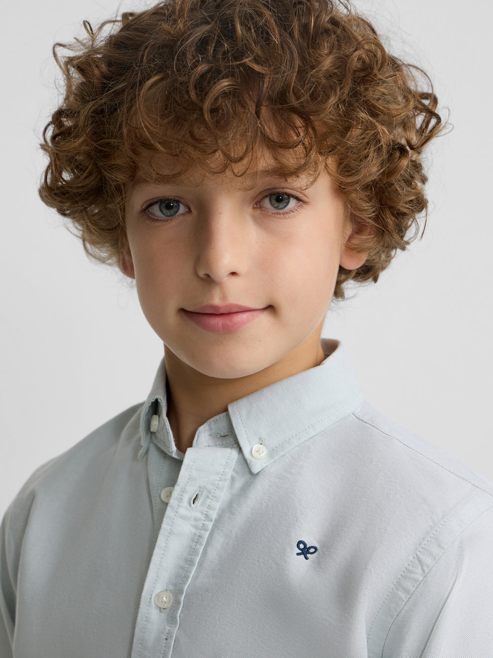 Camisa sport para crianças oxford raquete verde