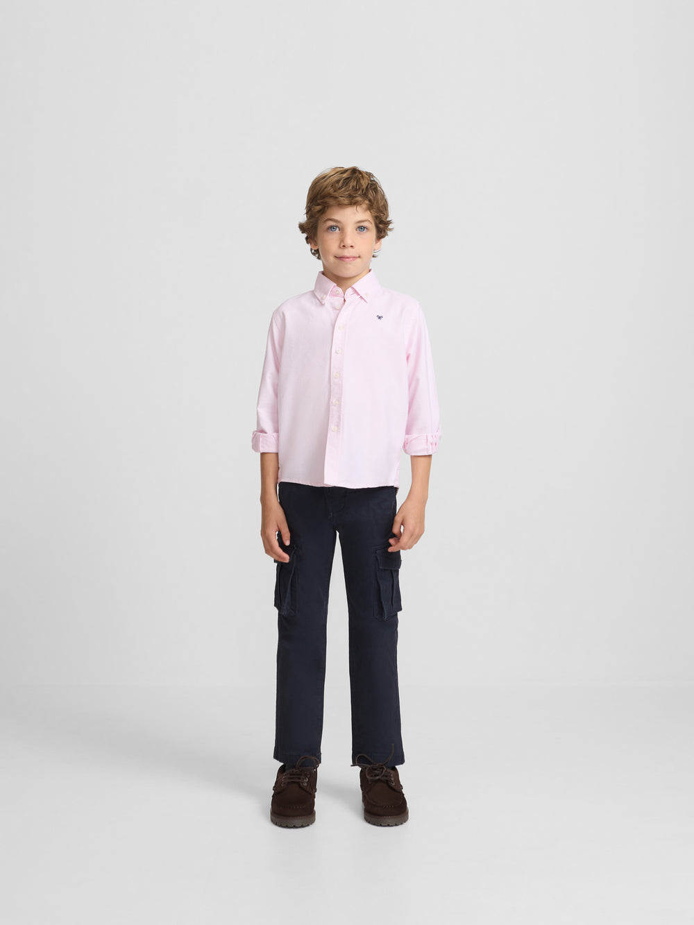 Camisa desportiva para crianças oxford raquete rosa