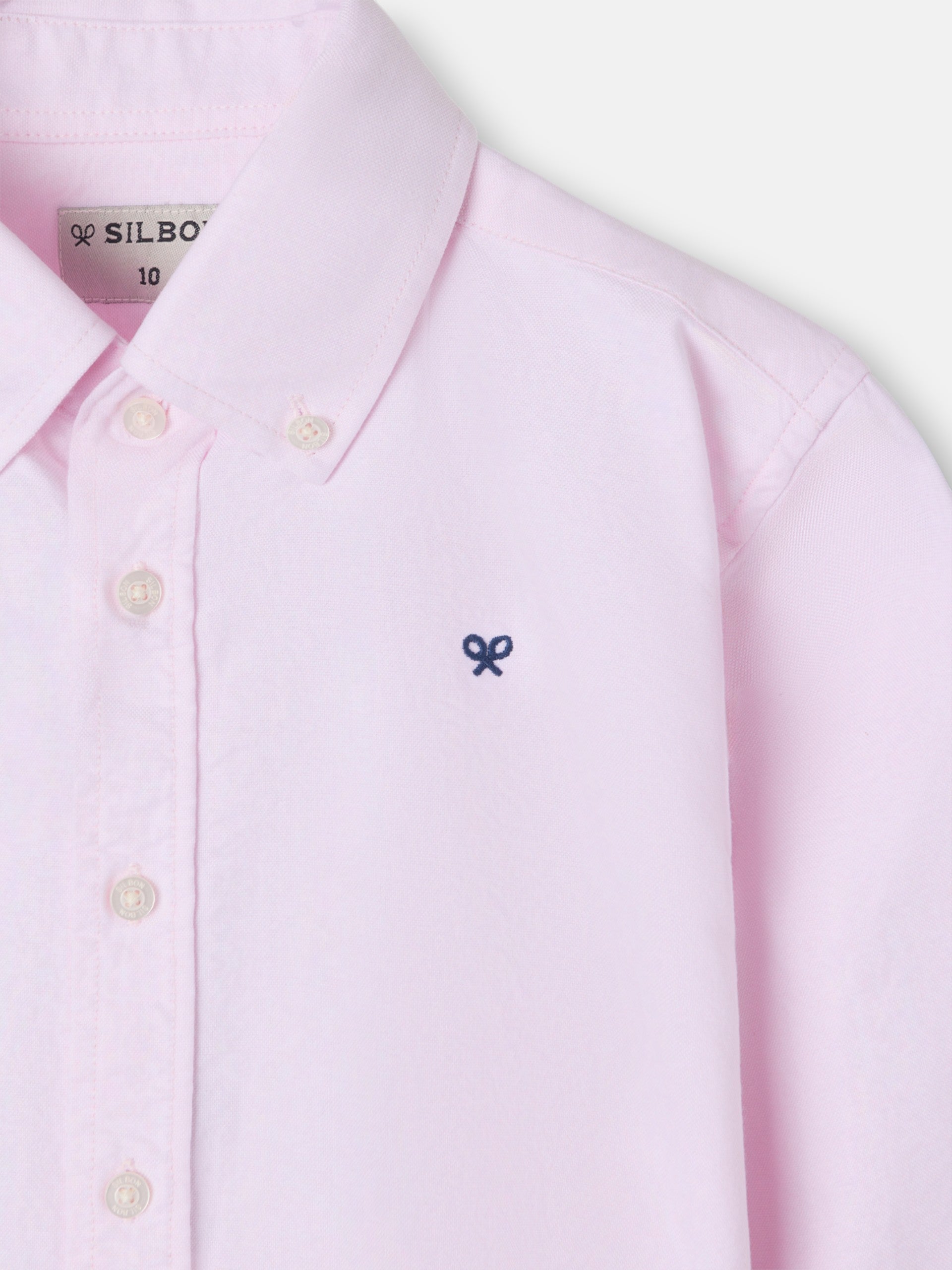 Camisa desportiva para crianças oxford raquete rosa