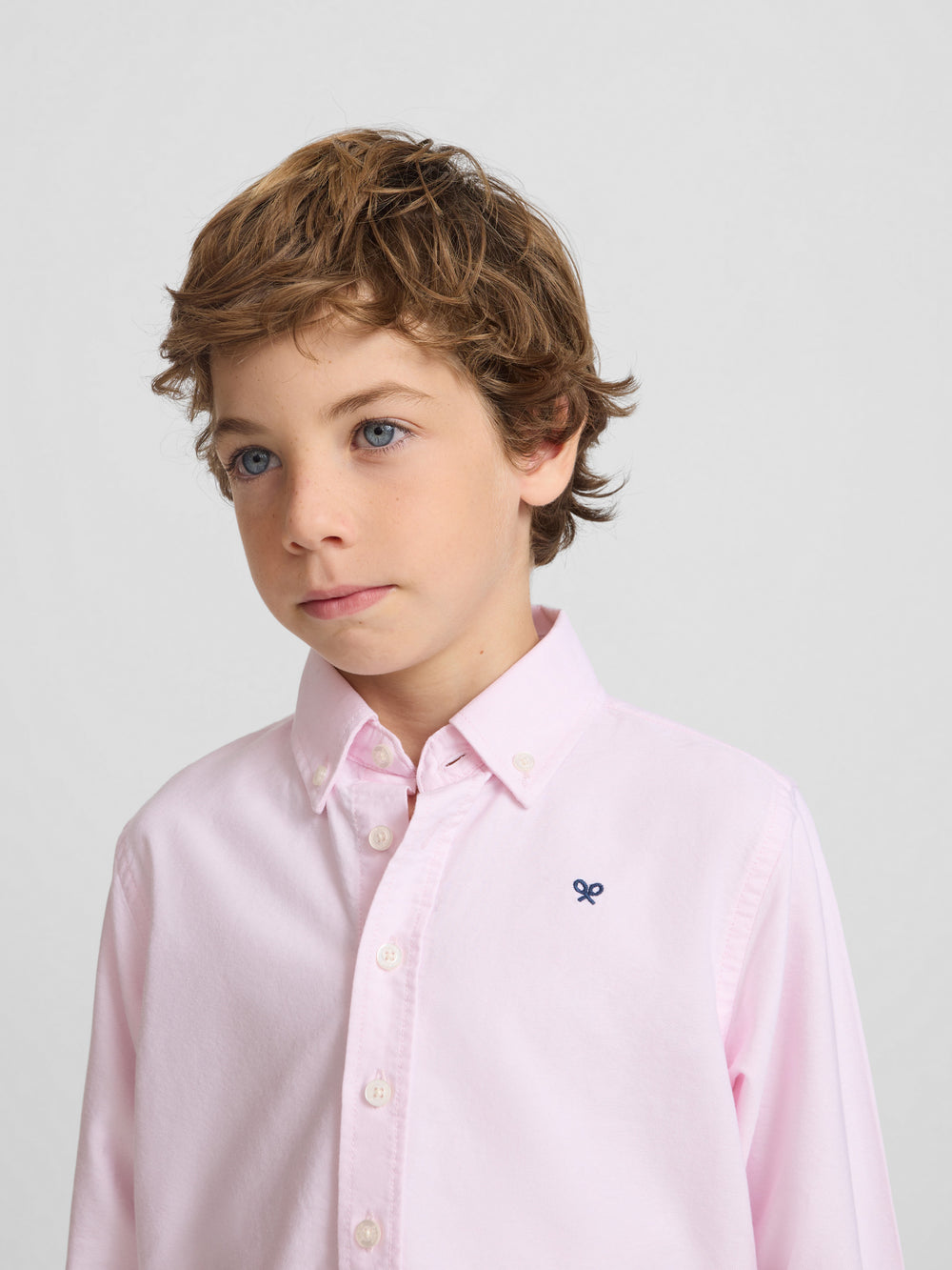 Camisa desportiva para crianças oxford raquete rosa