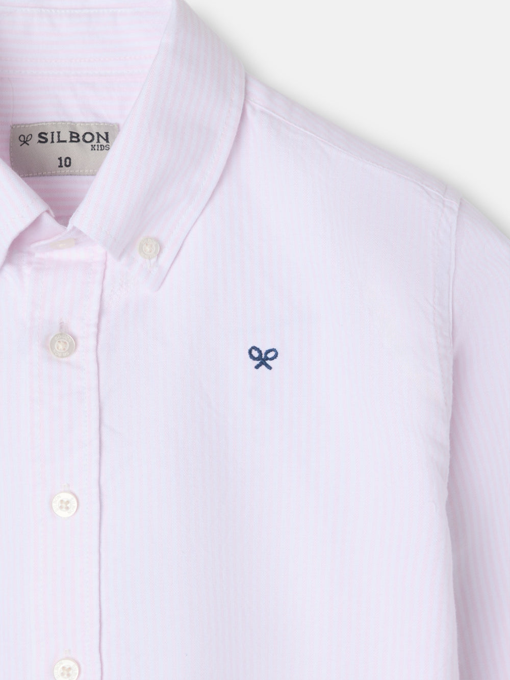 Camisa sport kids oxford raqueta rayas rosa