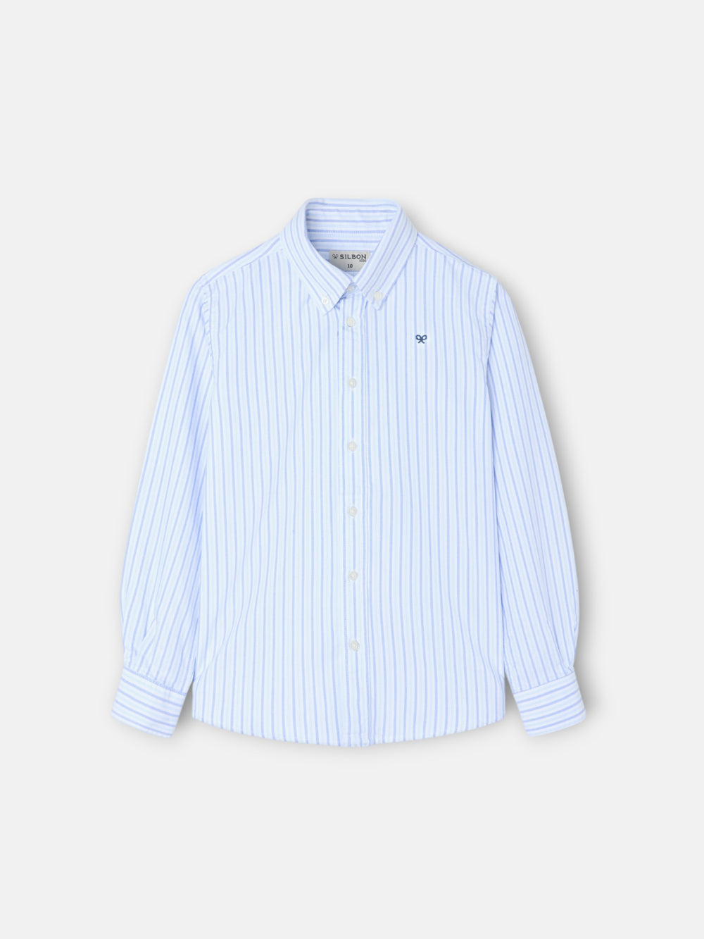 Camisa sport kids oxford rayas azul navy