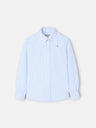 Camisa sport kids oxford rayas azul navy