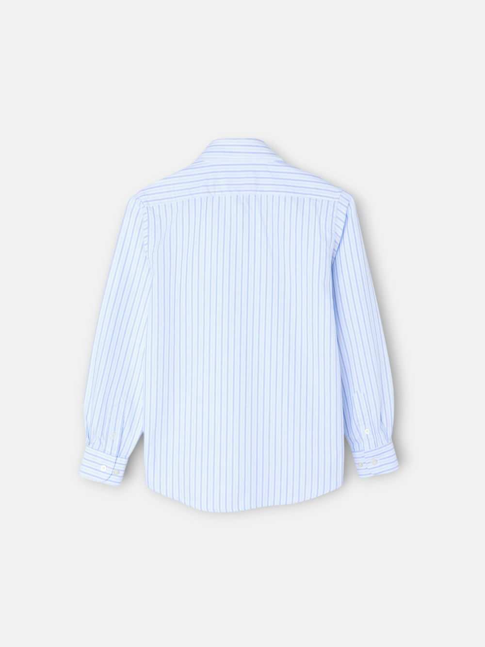 Camisa sport kids oxford rayas azul navy