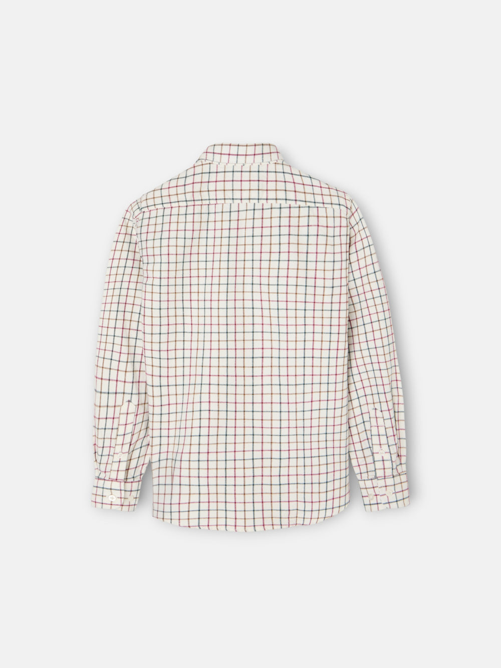 Camisa sport kids warm cuadro grande tricolor