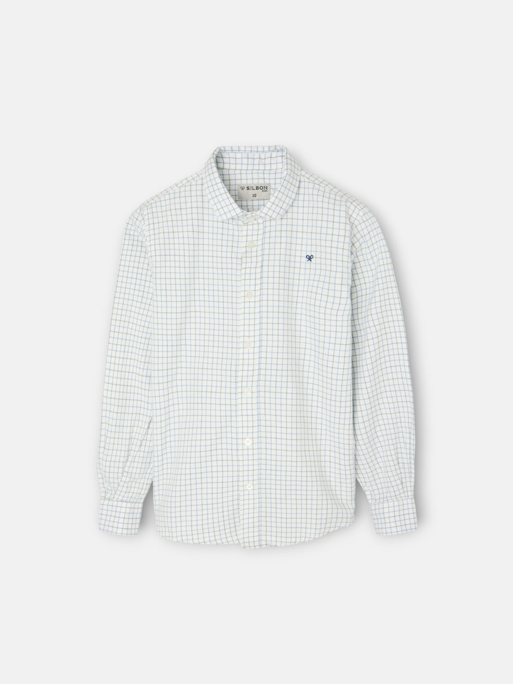 Camisa sport kids warm cuadro hunter azul verde