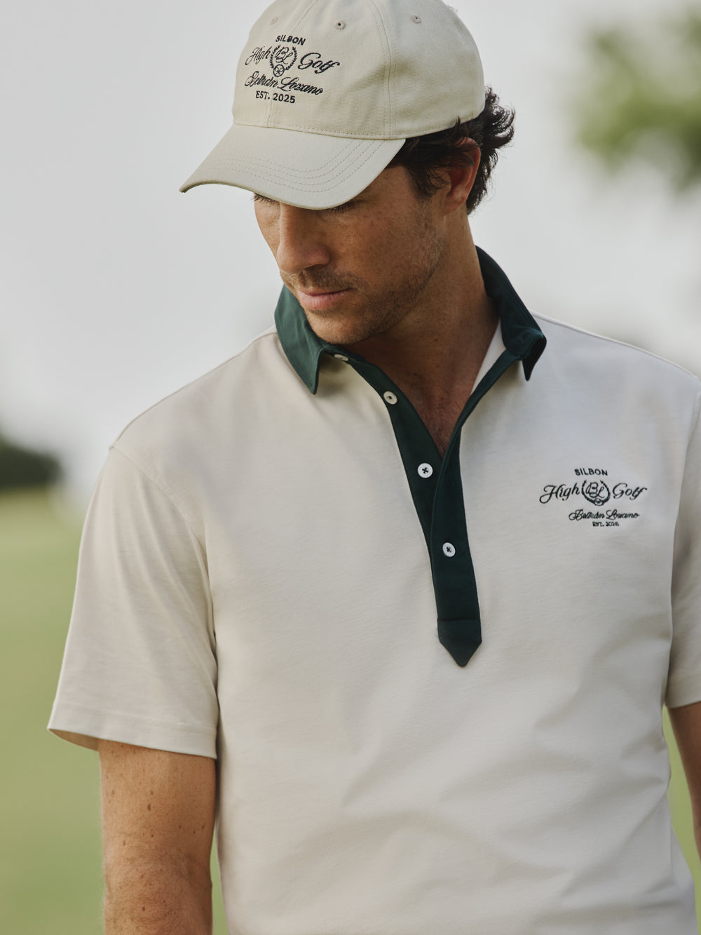 Boné Beltran Lozano High Golf bege