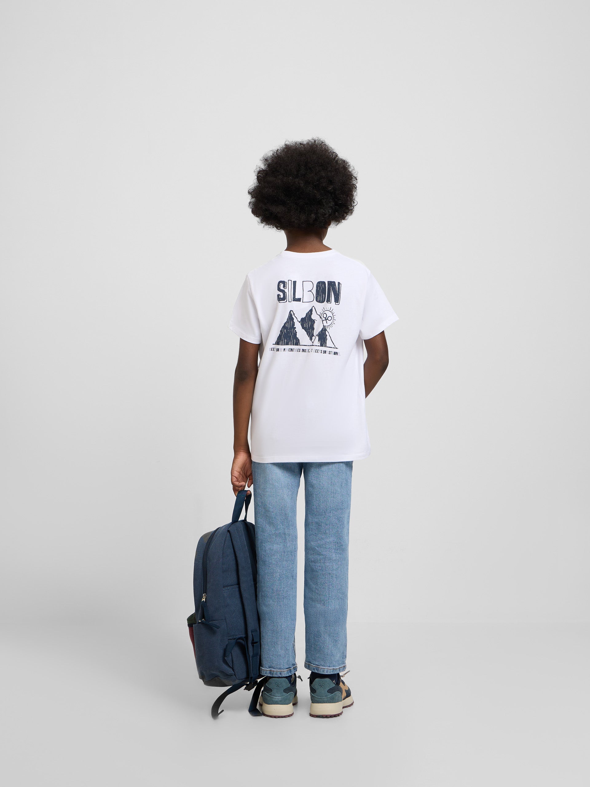 White mountain kids t-shirt