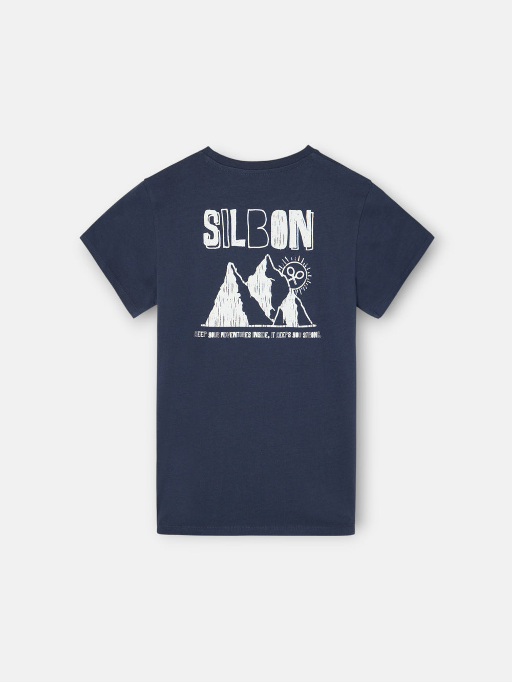 Kids mountain navy blue t-shirt