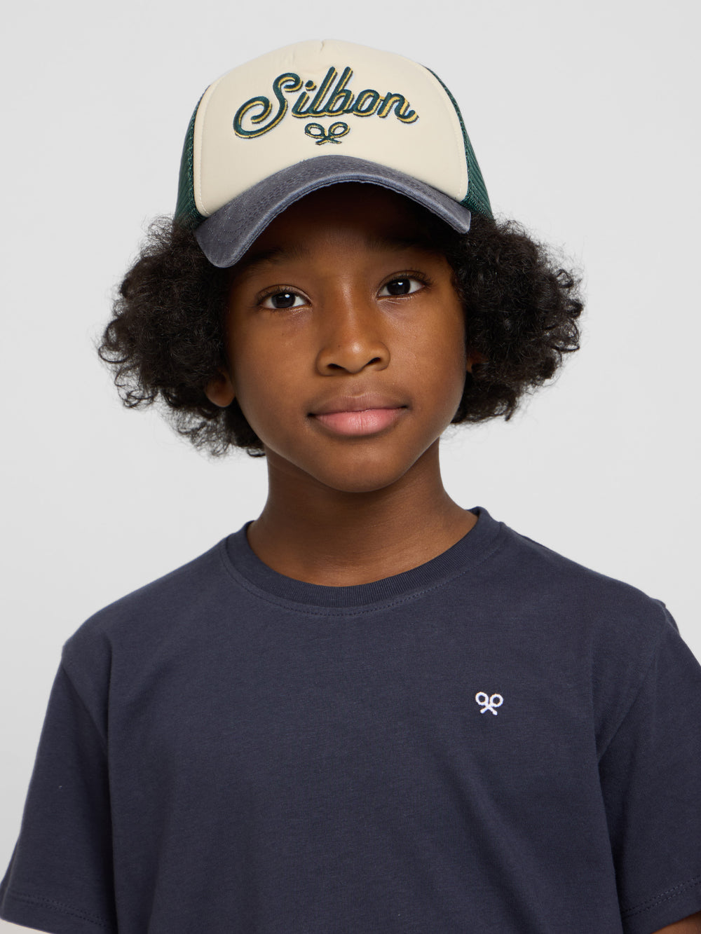 Kids mountain navy blue t-shirt