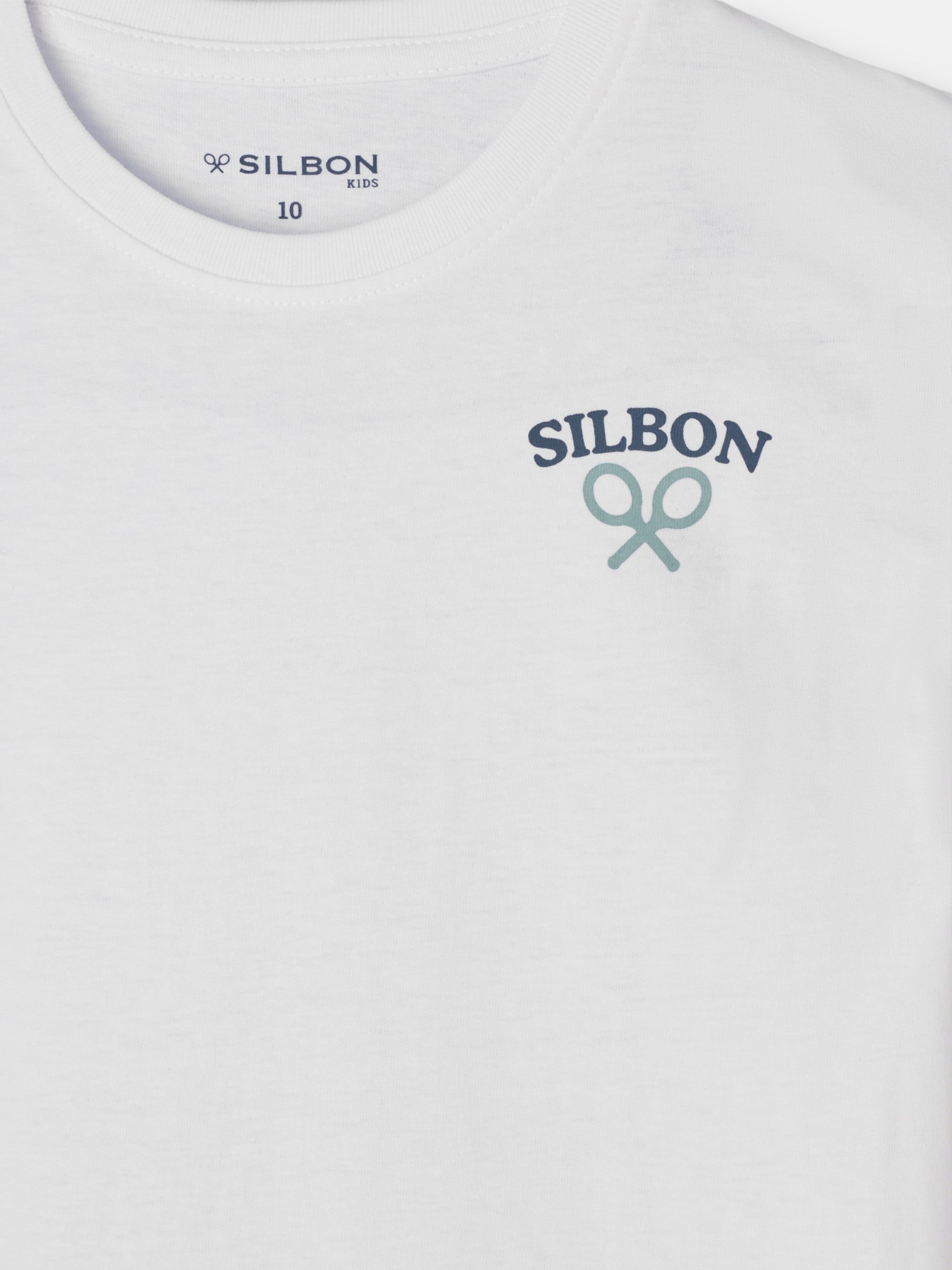 White kids picture t-shirt